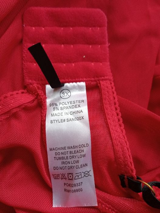 Duży rozmiar mikołajowa roz XXL
