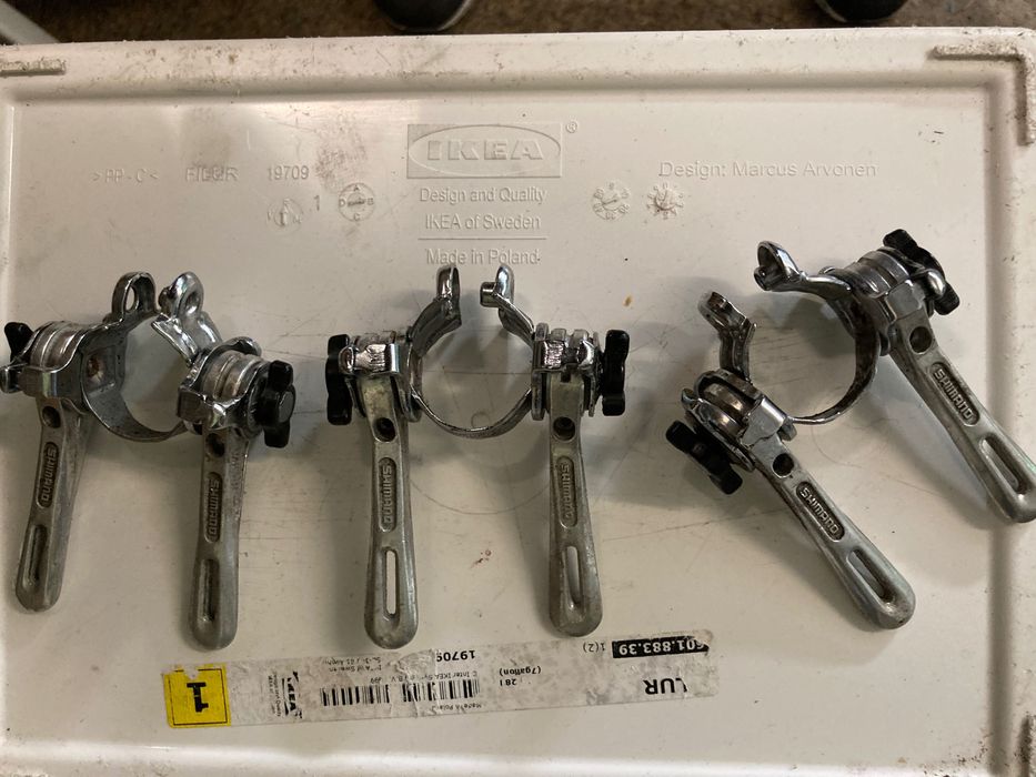 Manetka Shimano Altus na obejme - retro