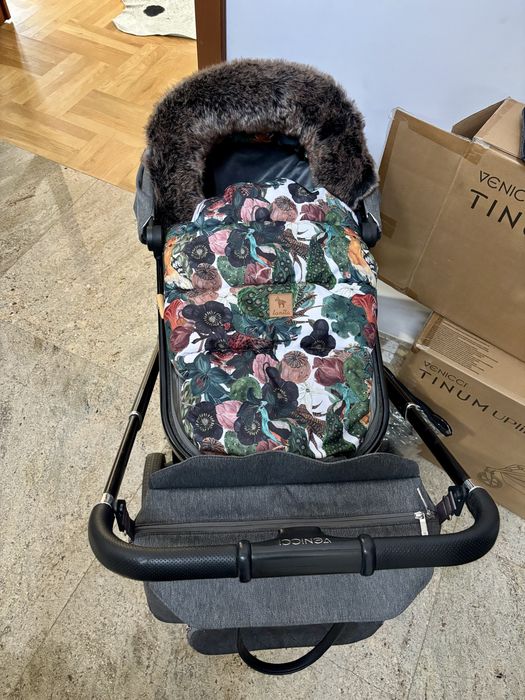 Ogromny Zestaw Gratisy Wózek 2w1 Venicci Tinum Upline Wyprawka Lanila