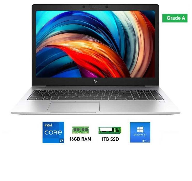 HP EliteBook 850 G6 15.6″ Core I7-8665U | 16GB | 1TB SSD | Garantia
