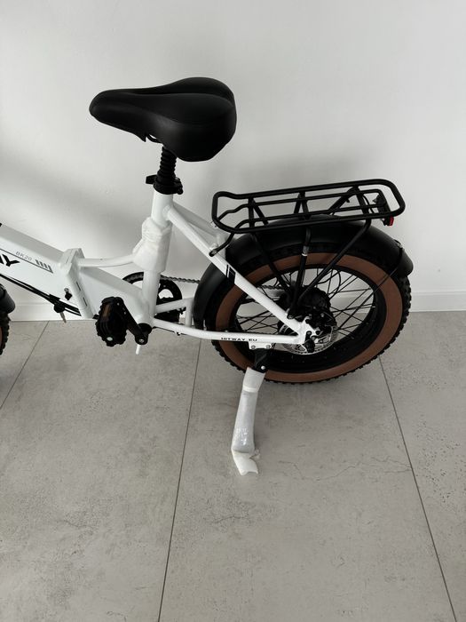 Rower elektryczny HITWAY składany grube opony