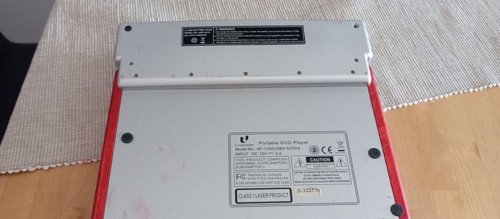 Dvd portátil para crianças