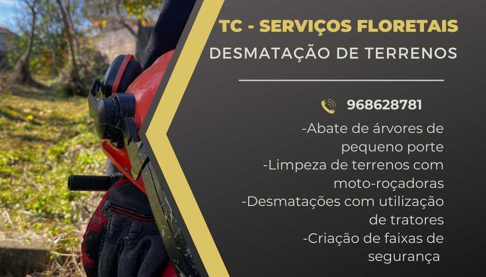 Limpezas de terrenos / desmatação e jardinagem