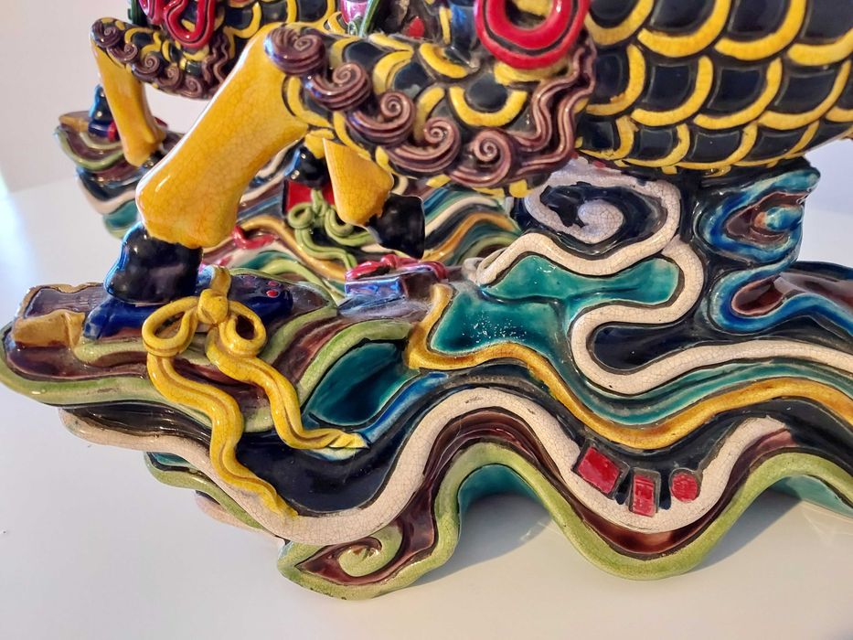 Estátuetas chinesas leões