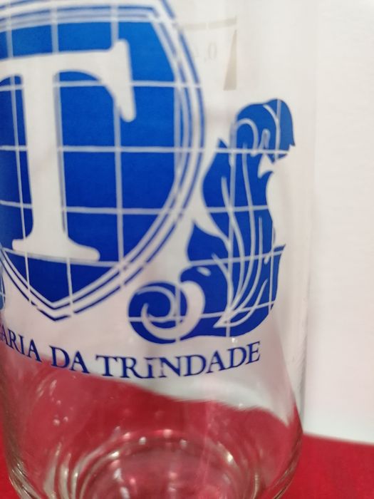 Copo de cerveja antigo da Cervejaria da Trindade 0,40 cl