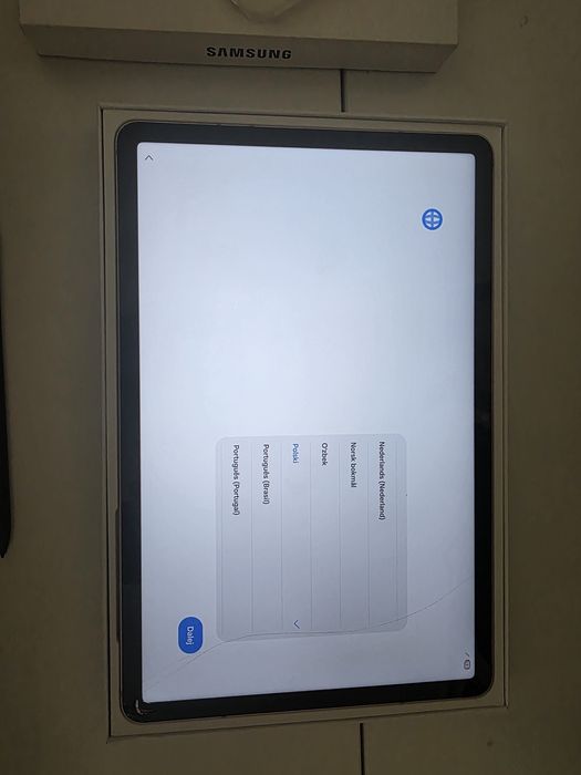 Samsung Galaxy Tab S8 sprawny pęknięta szybka