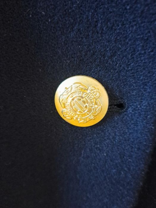 Sobretudo sacoor s mulher azul marinho