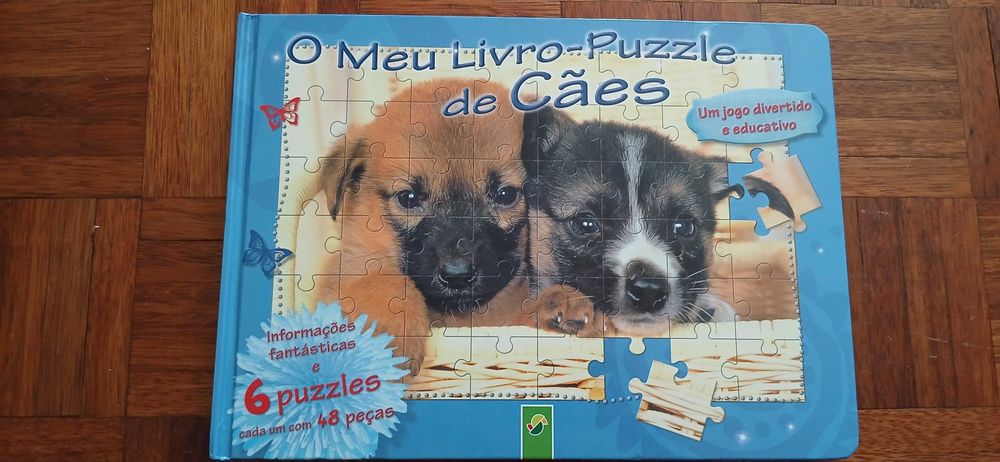 O meu livro puzzle de cães