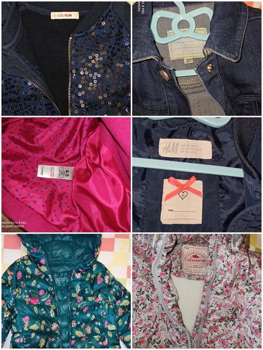 Куртка Zara, пальто, ветровка, кофта CoolClub, 104/110 (4-5лет).