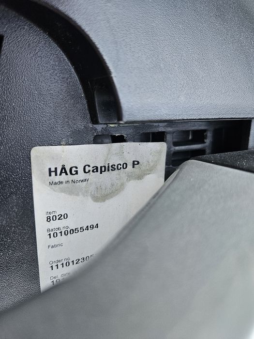 Fotel ergonomiczny HÅG Capisco P 8020 krzeslo biurowe Made in Norway
