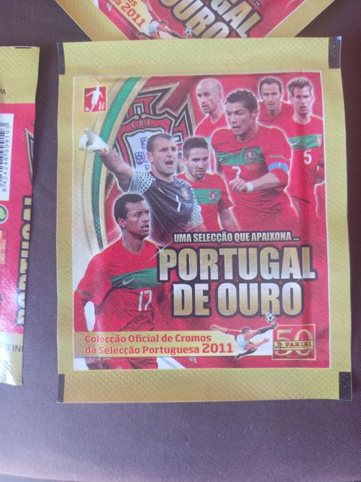 Colecção oficial de cromos da selecção portuguesa 2011 portugal d ouro