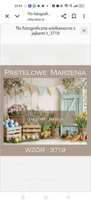 Tło wiosenno - wielkanocne pastelowe marzenia