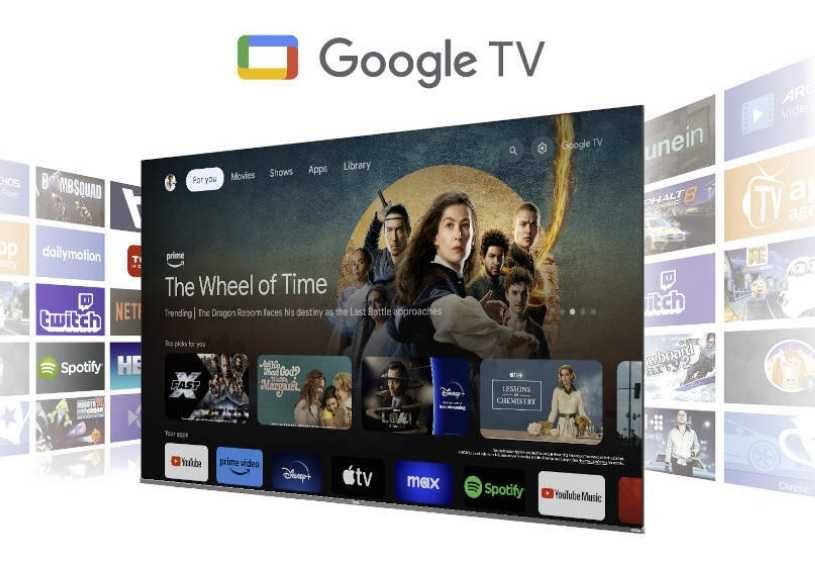 Telewizor TCL 50C655: QLED 4K Smart TV - Google, DVB-T2 HEVC