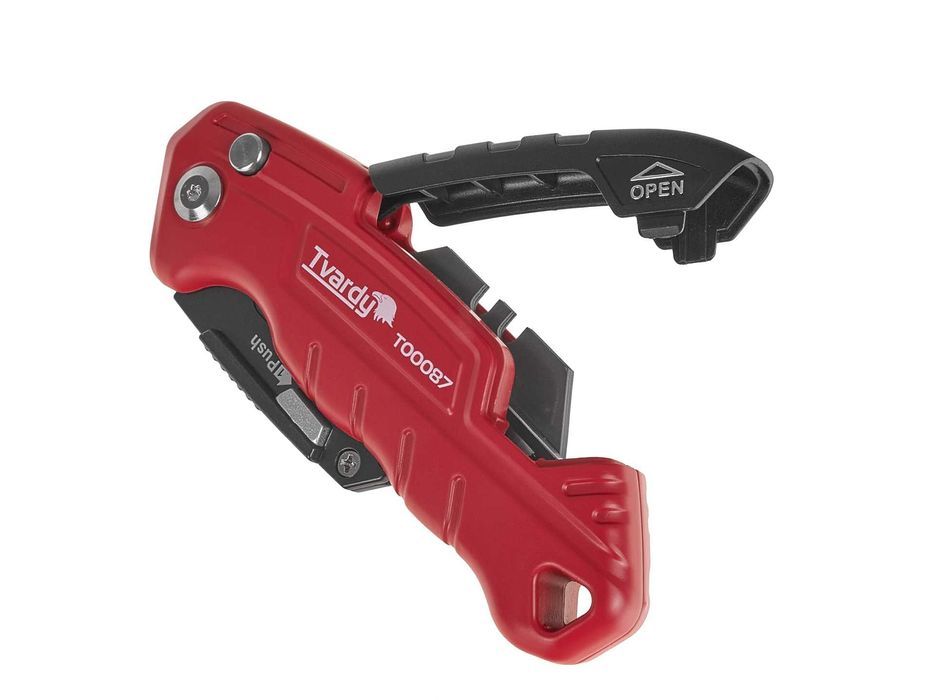 Nożyk składany FASTFOLD z ostrzem trapezowym + ostrza SK2H nóż