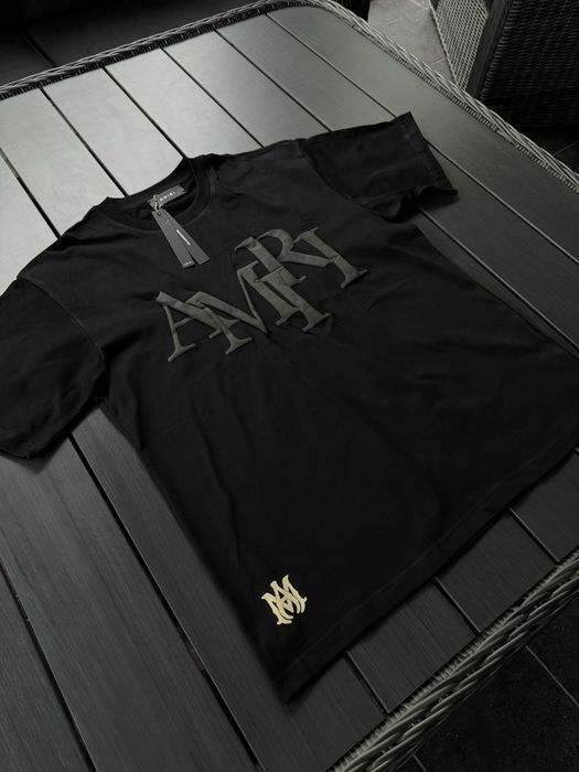 Футболка Amiri Black, футболка Амірі чорна