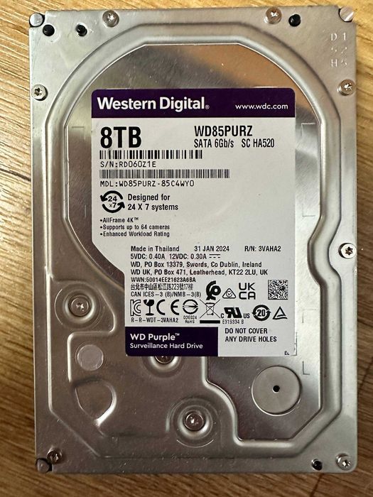 wd purple 8tb - купить компьютеры и комплектующие - Цена на OLX.ua
