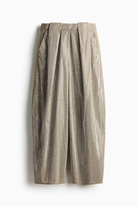 Stella McCartney H&M Spodnie z nogawką barrel r.32