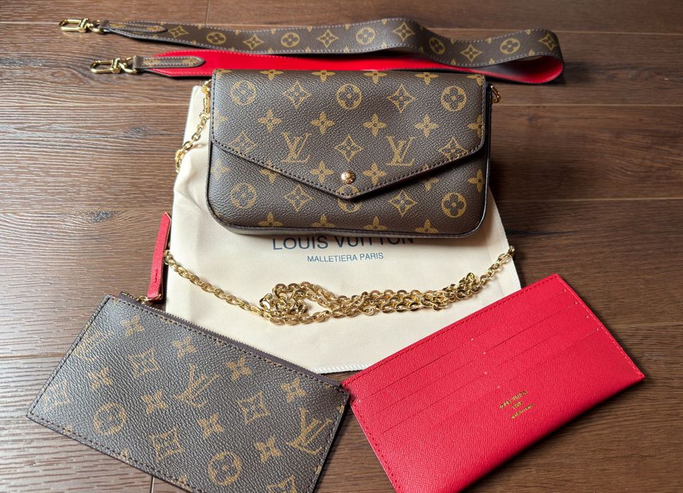 Torebka Louis Vuittton LV monogram brązowa skórka