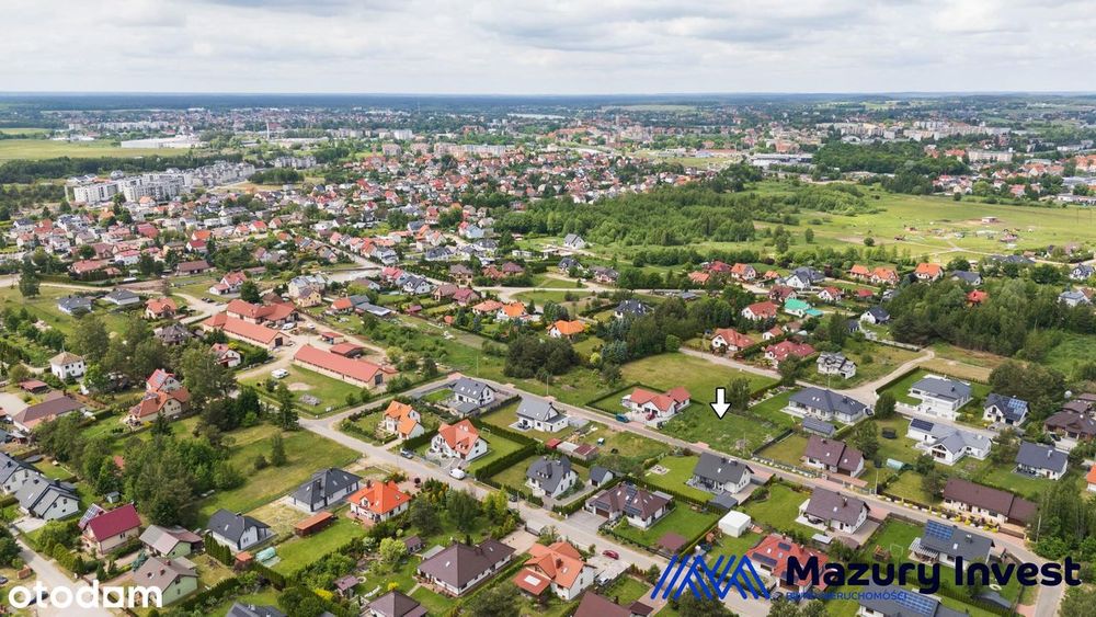 Atrakcyjna działka budowlana w Nowym Gizewie - media na działce - Widok 3