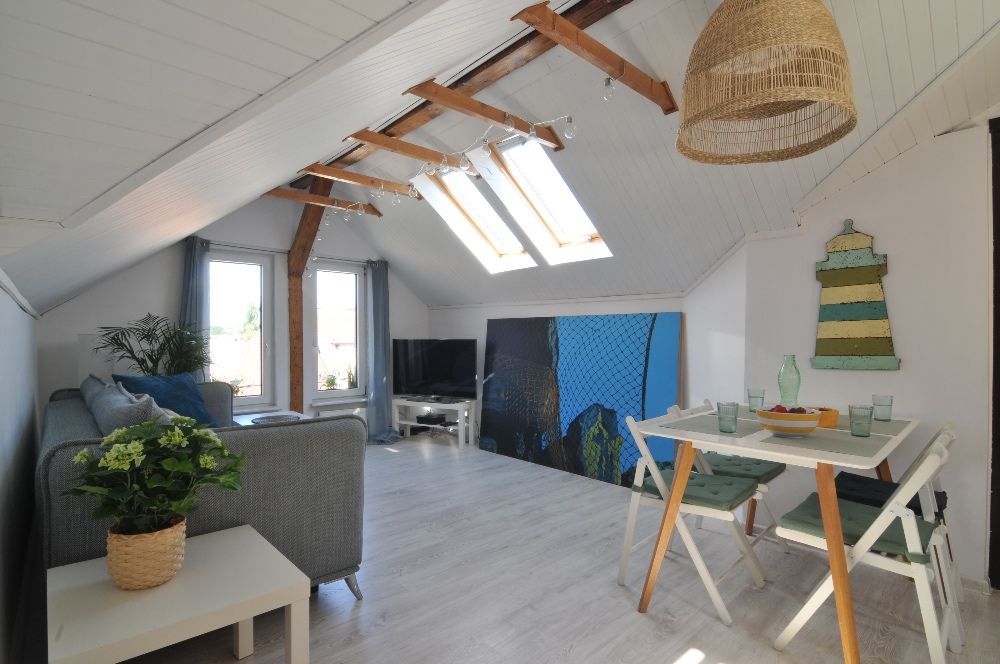 Apartament dla 8 osób/3 pokoje/garaż/klima/300m do morza