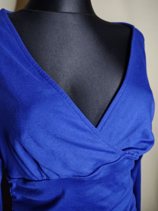 Shein XL sukienka boska granatowa maxi