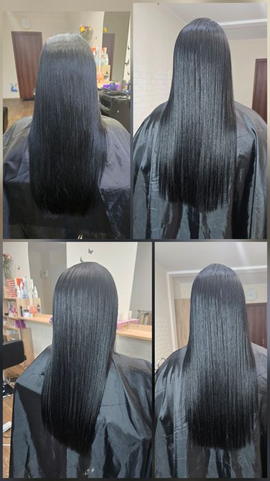 Нарощування  волосся,  кератин