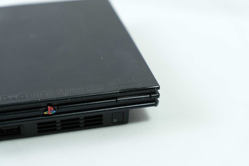 Consola Sony PlayStation Slim 2 PS2 slim com cabos e comando, PAL