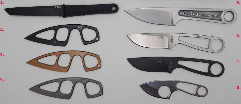 Компактні ножі: Cold Steel, Boker Plus, Ka-Bar, ESEE Izula