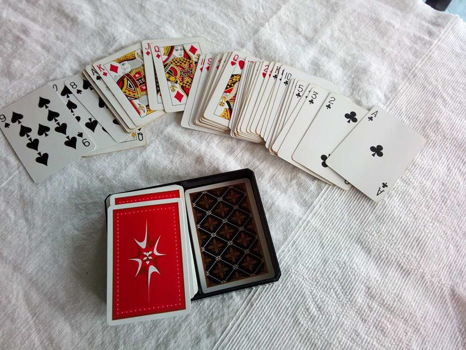 Conjunto de baralhos de cartas profissional VINTAGE, NOVOS!
