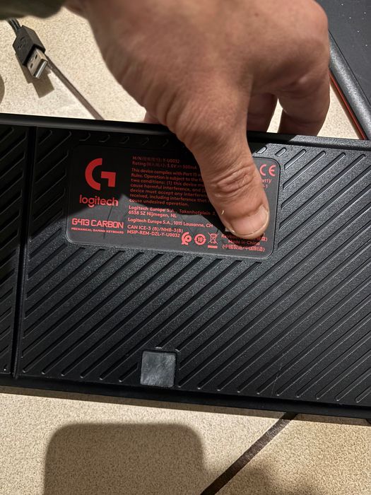 Teclado LOGITECH G413 Carbon474454341326612481