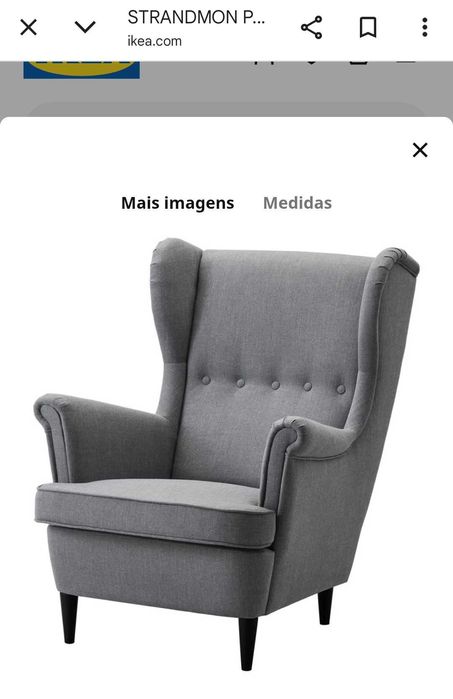 STRANDMON
Poltrona IKEA , Nordvalla cinzento