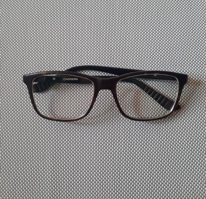Carrera 8801 TRD 140 okulary korekcyjne czarne panterki oprawki