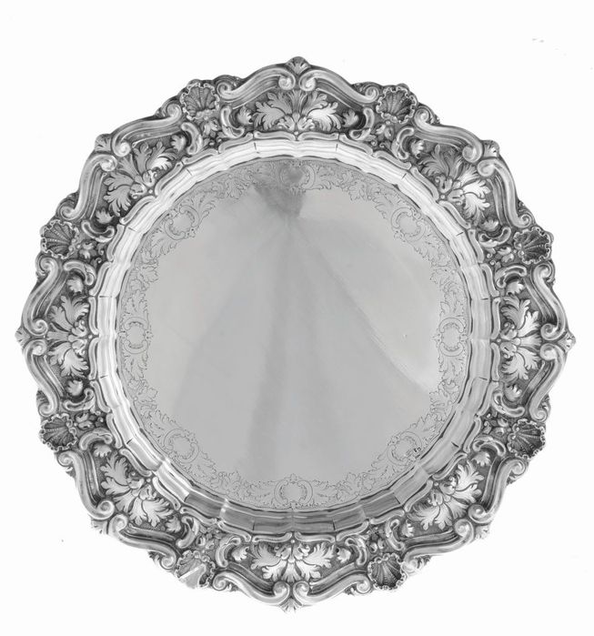 Base em prata portuguesa