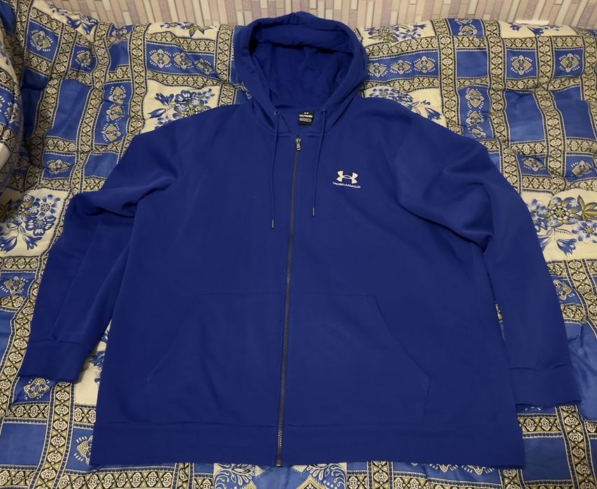 Чоловічий zip худі Under Armour на блискавці великого розміру xxl