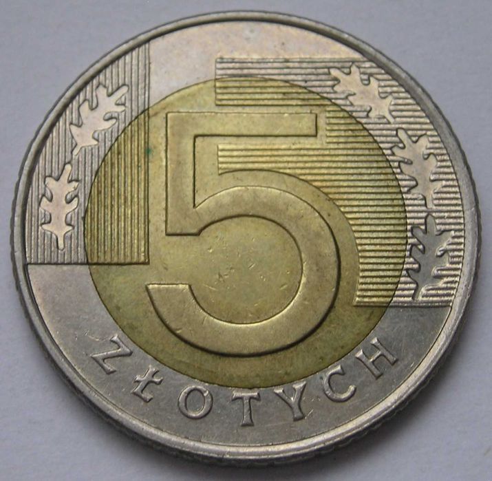 Polska 5 złotych 1994 - 5a