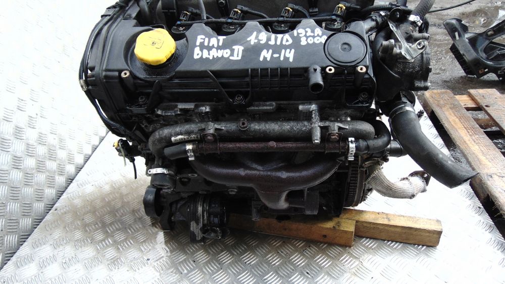 silnik 192a8000 fiat bravo ii stilo 1.9 8v mjet 120km z wtryskami pomp