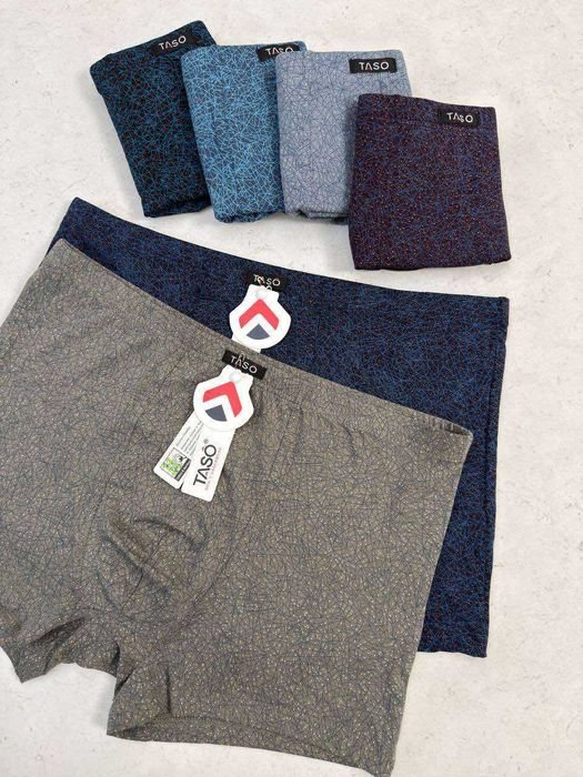 Мужские трусы боксеры TASO бамбук, хлопок, модал