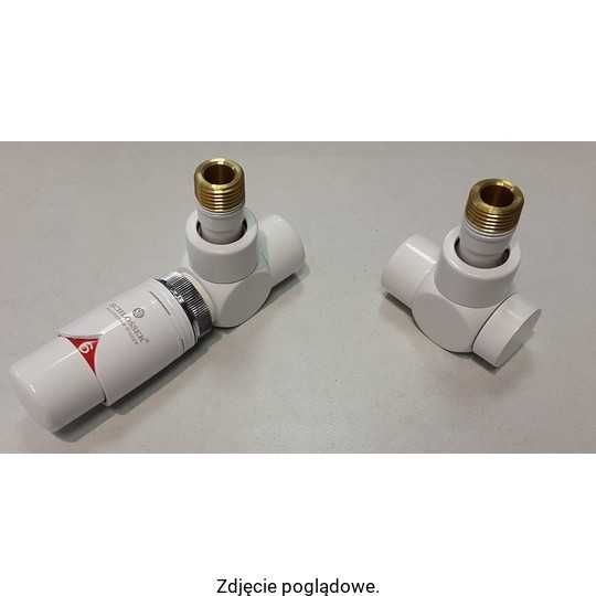 Zawór kątowy EXCLUSIVE GZ 1/2 16x2 PEX SCHLOSSER głowica termostatyczn