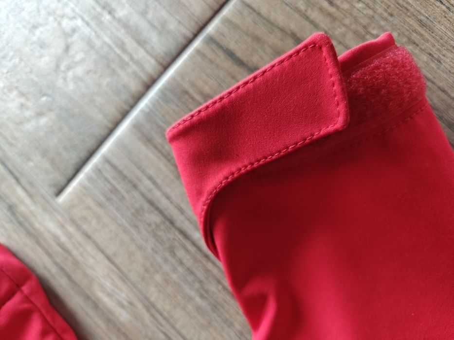 Kurtka Softshell wiatroodporna membrana 5000 chłopięca czerwona 134 4F