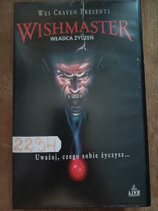 Wishmaster 1 Władca Życzeń kaseta VHS video