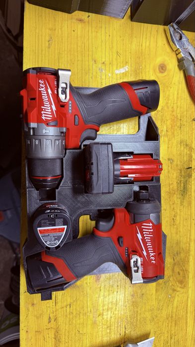 Molde para caixa milwaukee packout para m12 berbequim e impacto