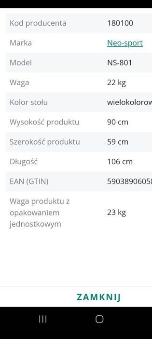 Stół do gier uzywany