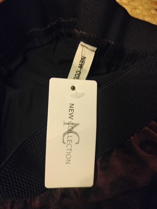 Spódnica tiulowa ciemna panterka