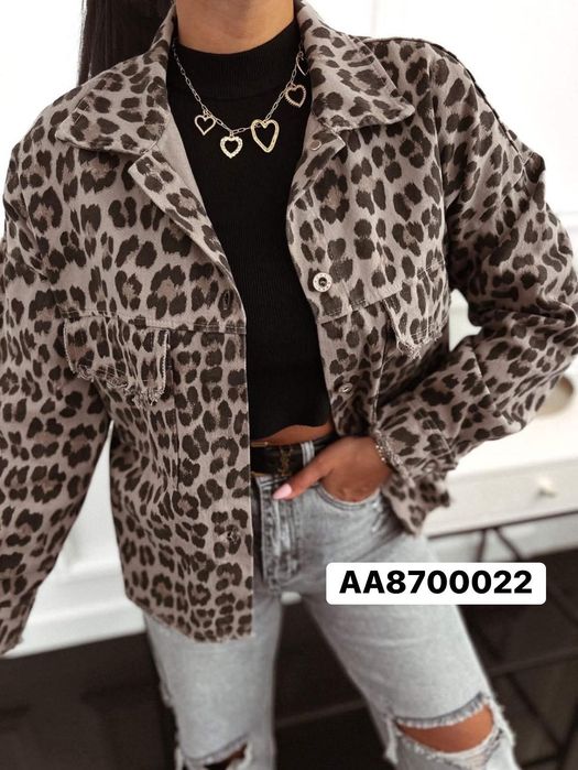 Katana dżinsowa Azara panterka