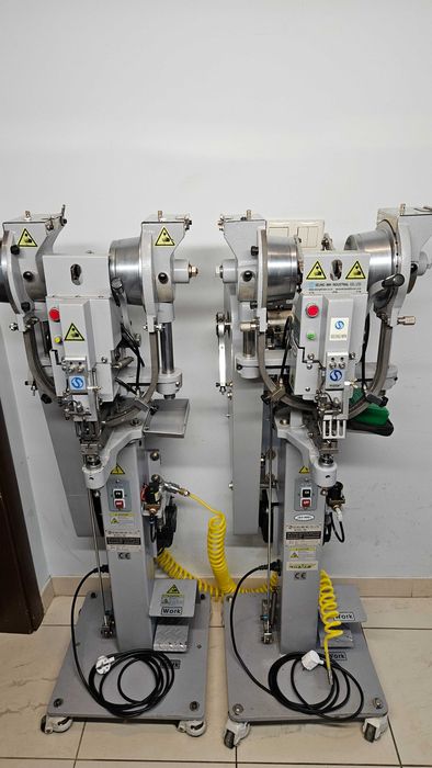 Automatyczna, pneumatyczna napownica SM-600,do nap odzieżowych faktura