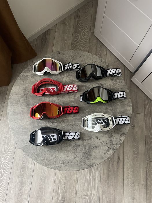 очки на шлем | кросові окуляри 100% | мото окуляри