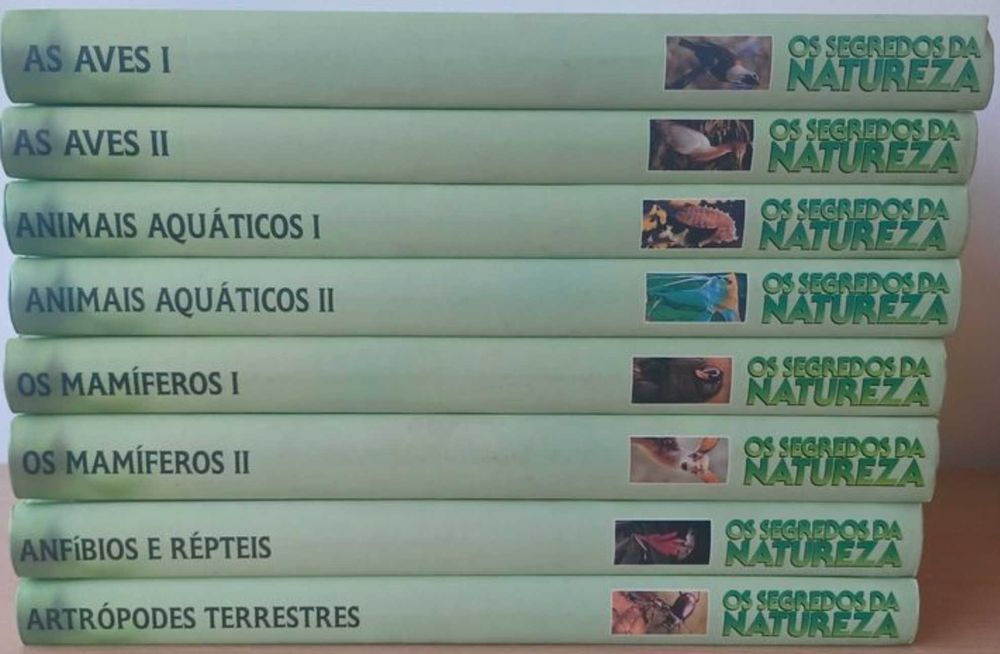 livros: “Os segredos da natureza” (8 volumes, só 8€)