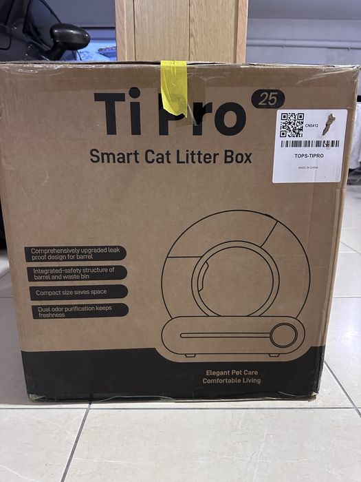 Caixa de areia automatica para gatos