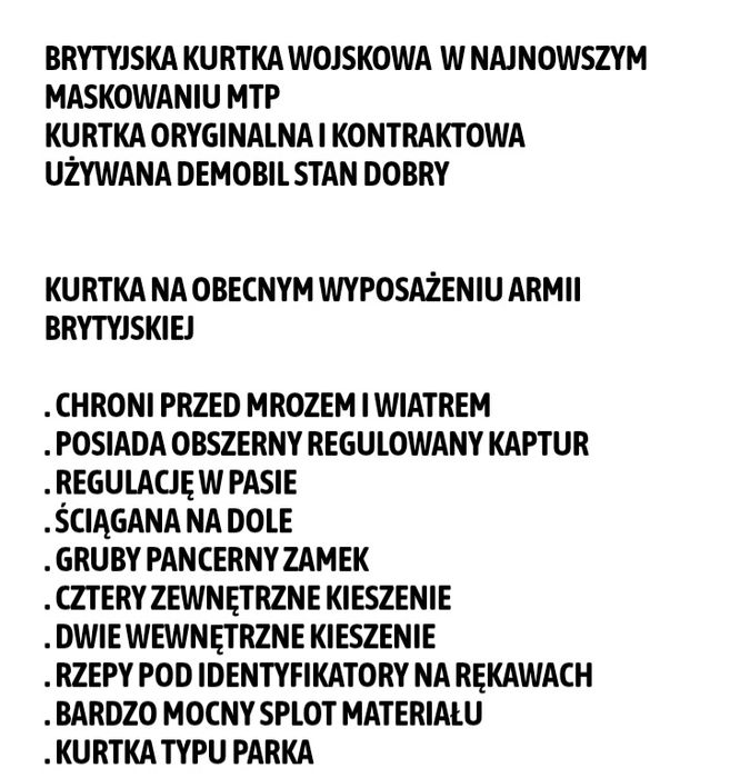 Kurtka Multicam Smock Windproof MTP 160/88