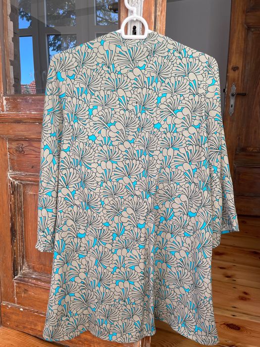 Miss Selfridge kimono narzutka wzory print etno hippie boho